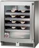 Perlick® Signature Series Shallow Depth 24" Stainless Steel Freestanding Wine Cooler-0