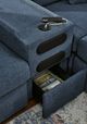 Signature Design by Ashley® Modmax 4-Piece Ink Left-Arm Facing Sectional with Chaise and Audio Console-5