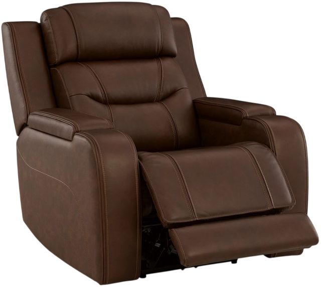 Signature Design by Ashley® Dreamer Brown Power Recliner with Audio-2
