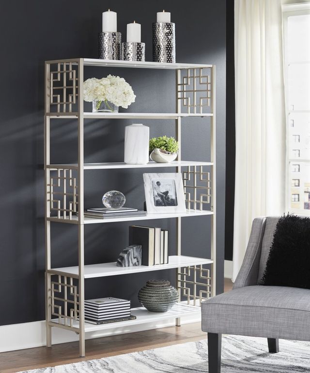 Signature Design by Ashley® Glenstone White Accent Shelves-3