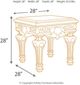 Signature Design by Ashley® Casa Mollino Dark Brown End Table-2