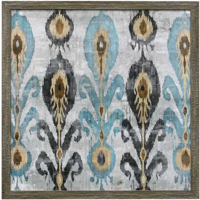 Stylecraft Ikat III Multi-Colored Wall Art-0