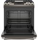 GE® 30" Slate Slide In Gas Range-1