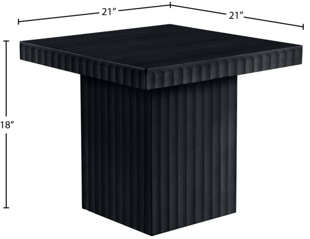 Meridian Furniture Spencer Black 18" Coffee Table-4
