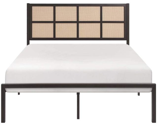 Homelegance® Sanibel Beige/Dark Bronze Queen Platform Bed-2