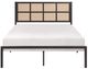 Homelegance® Sanibel Beige/Dark Bronze Queen Platform Bed-2