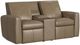 Flexsteel® Aria Fawn Leather Power Reclining Loveseat with Console-0
