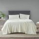 Olliix by Madison Park Microlight Ivory King Blanket-1