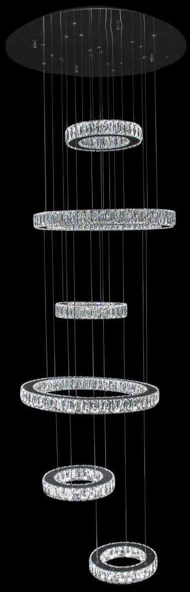 Michael Amini® Galaxy Silver LED Chandelier-0