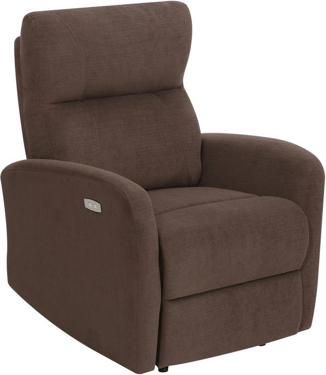Coaster® Brown Power Recliner-1