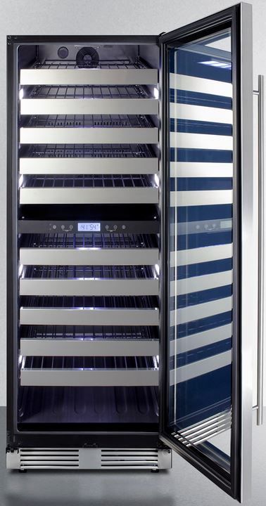Summit® 24" Stainless Steel Wine Cooler-2