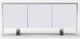 VIG Furniture Modrest Fauna White/Stainless Steel Buffet-1