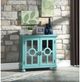 Mazin Furniture Polly Aqua Accent Chest with Mirror-4