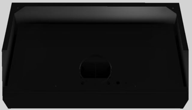 Vent-A-Hood® Designer Series 48" Black Wall Mounted Range Hood-1