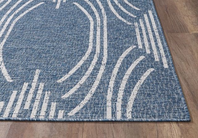 KAS Rugs Provo Blue Contempo 5'x8' Area Rug-3