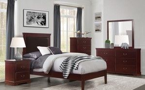 Mazin Furniture Seabright Cherry Dresser-3