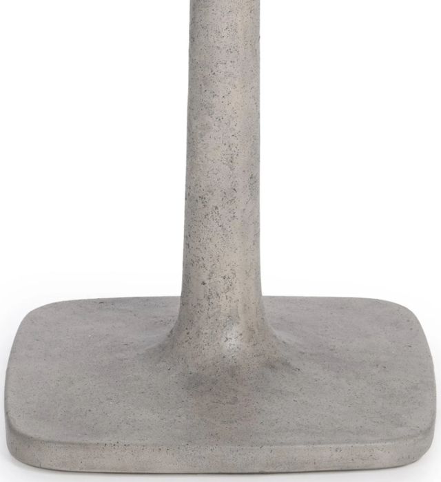 Classic Home Paulina Light Gray Concrete Outdoor Bistro Dining Table-3