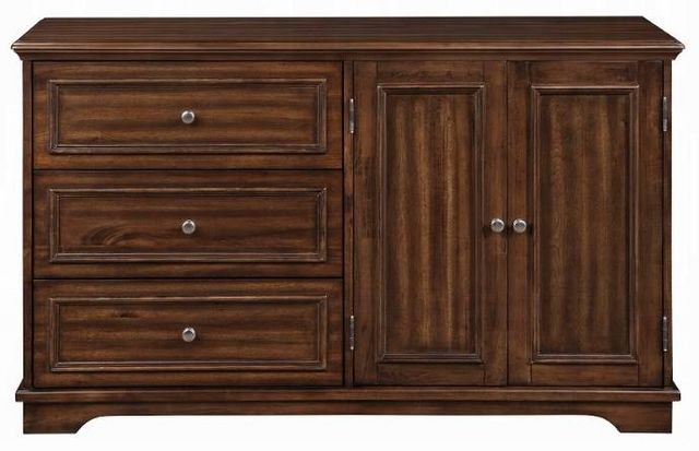 ACME Furniture Franklin 4-Piece Brushed Walnut Full Bedroom Set-4