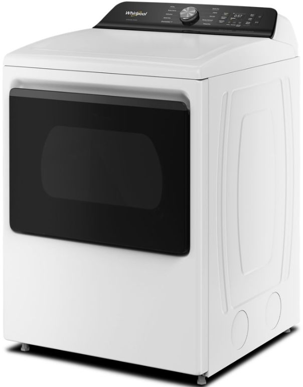 Amana® 7.5 Cu. Ft. White Smart Gas Dryer with Steam Iron and AI Dry-2