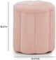 TOV Furniture Fleur Pink Storage Ottoman-2