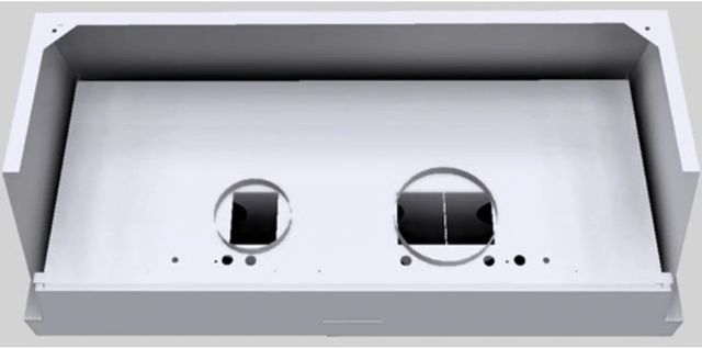 Vent-A-Hood® Designer Series 54" White Wall Mounted Range Hood-2