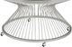 Elements International Lavinia Glass Top Coffee Table with Chrome Base-1