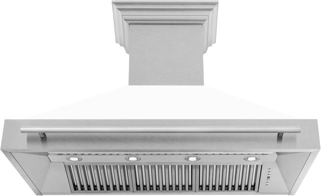 ZLINE 48" White Matte Wall Mounted Range Hood-3