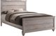 American Wholesale Furniture Jessup Brown/Gray Twin Panel Bed-0
