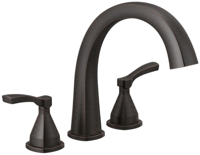 Delta Stryke® Venetian Bronze Three Hole Roman Tub Trim-0