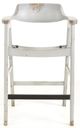 Nest Home Collections Wagner Barbury Pearl/Distressed Gray Bar Stool-0