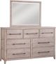 American Woodcrafters 2810 Aurora Whitewash Dresser-2