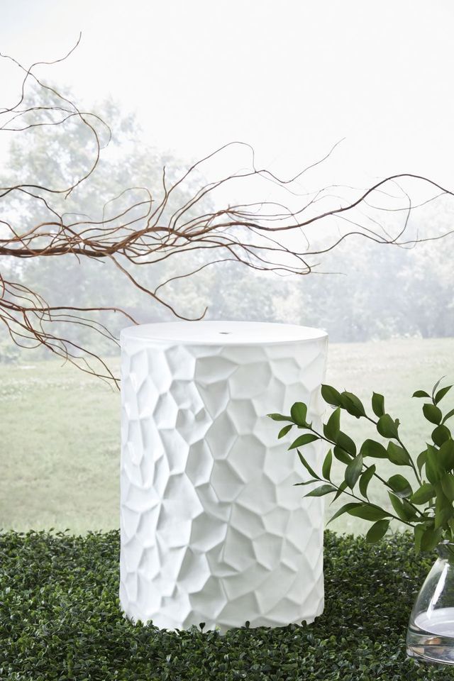 Signature Design by Ashley® Jungrove White Stool-2