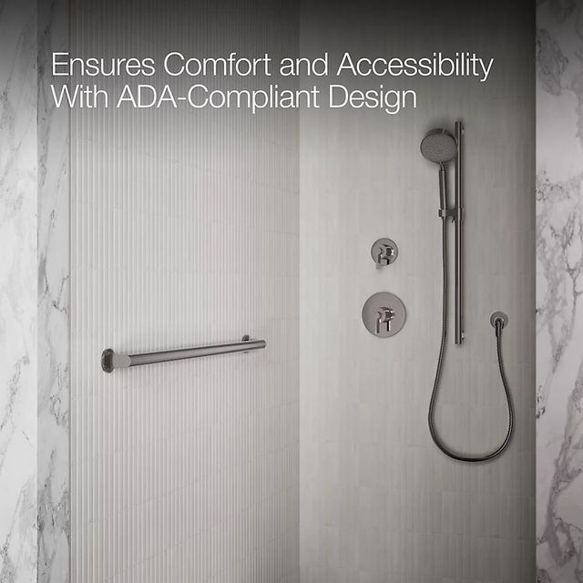 KOHLER® Components™ Vibrant Titanium 36" Grab Bar-3