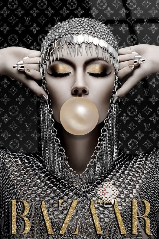 Classy Living Dramatic Glamour Reverie Wall Art-0