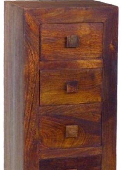 Jaipur Furniture Dakota Dark Brown 5-Drawer Chest-1