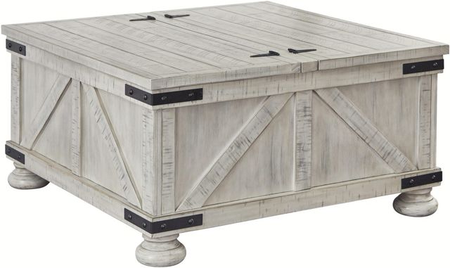Signature Design by Ashley® Carynhurst Whitewash Coffee Table-0