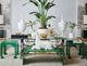 Chelsea House Malachite Green Cut Corner Table-2