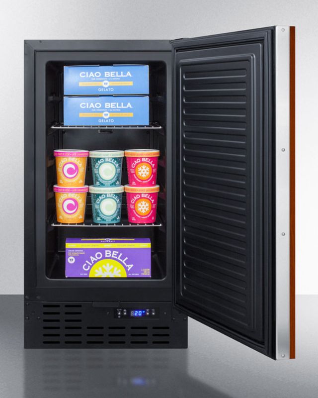 Summit® 18" 2.7 Cu. Ft. Panel Ready Upright Freezer-3