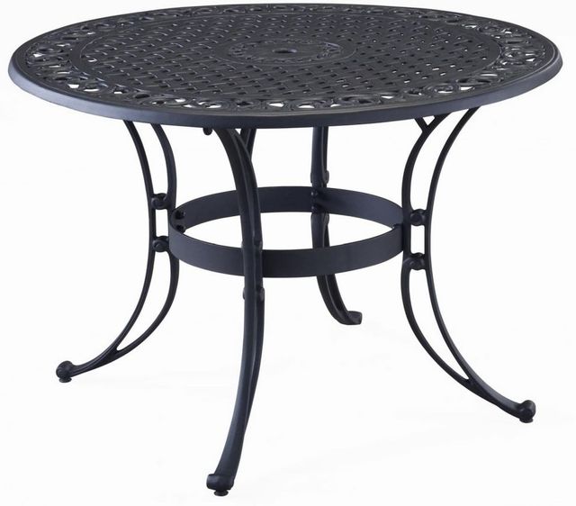 homestyles® Sanibel Black 48" Outdoor Dining Table-0