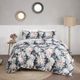 Olliix by Madison Park 3 Piece Dark Blue Full/Queen Mavis Cotton Printed Reversible Duvet Cover Set-4