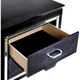 Homelegance® Allura Black Nightstand with LED-4