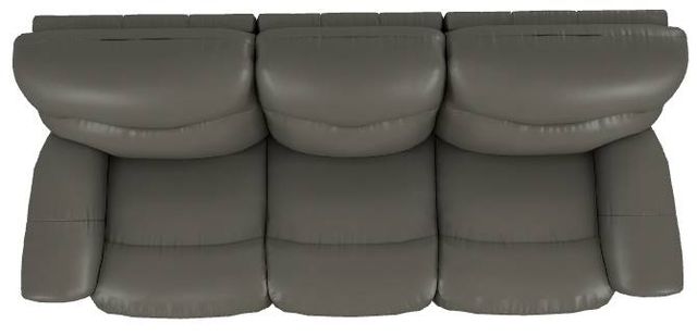 La-Z-Boy® James Charcoal Leather Manual Reclining Sofa-4