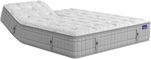 King Koil® Flowt Blue Nightfall 15" Wrapped Coil Plush Tight Top Split Head Queen Mattress-0