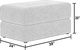 Jackson Furniture Eagan Chocolate Ottoman-4