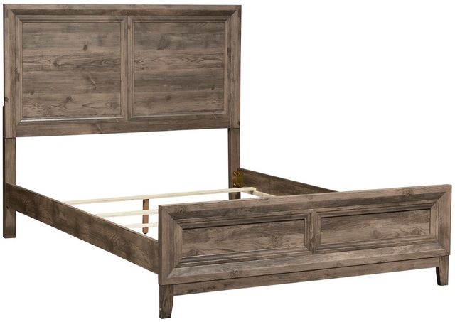 Liberty Furniture Ridgecrest 3-Piece Cobblestone Queen Panel Bedroom Set-2