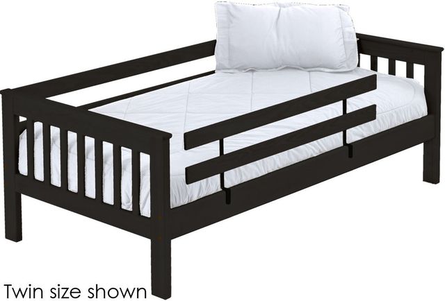Crate Designs™ Furniture Espresso Twin XL Mission Upper Bunk Bed-0