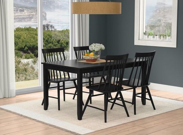 Emerald Home Midland 2-Piece Black Dining Chair Set-1