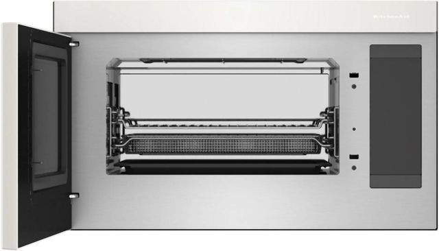 KitchenAid® 30” 1.1 Cu. Ft. Porcelain Over the Range Microwave with Flush Built-In Design-1