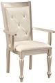 Homelegance® Celandine Silver Arm Chair-0