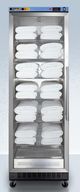 Summit® Stainless Steel 24'' Single Chamber Left Hinge Warming Cabinet-1